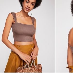 Free people Crop top “Eyes on me Brami” boho NEW